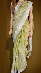 Sage Regal Exquisite Couture Saree