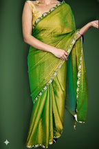 Emerald Radiant Opulent Elegance Saree