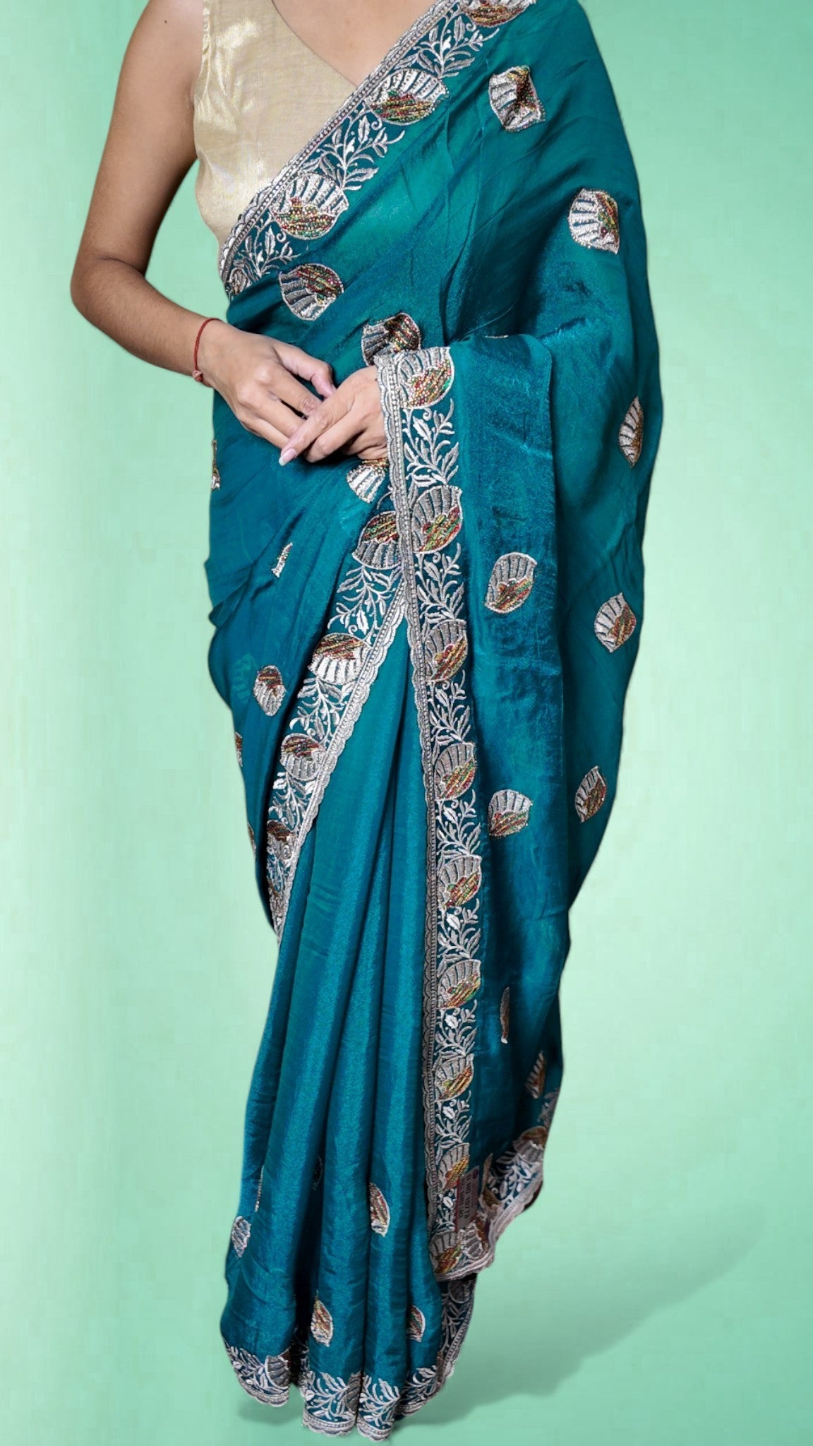 Jade Regal Opulent Essence Saree