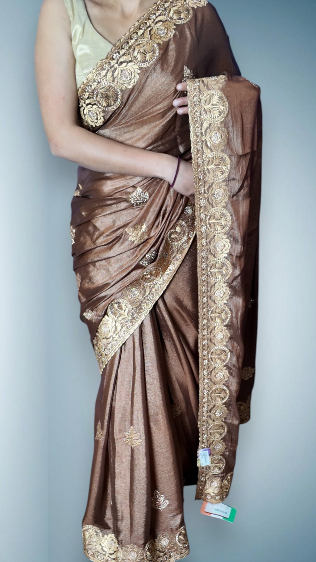 Copper Regal Majestic Heritage Saree
