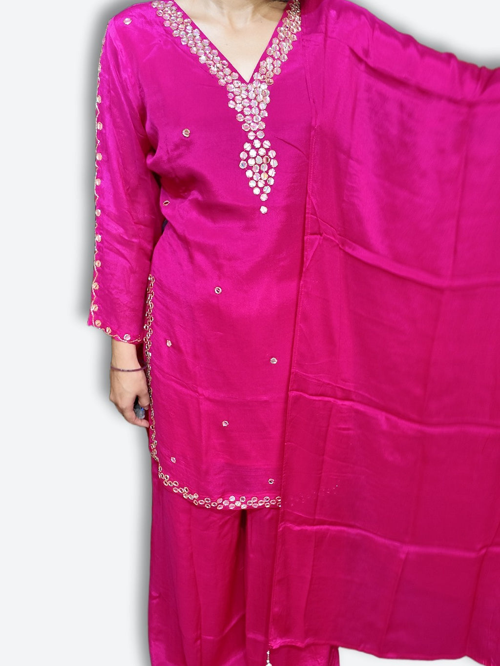 Fuchsia Radiant Regal Couture Suit