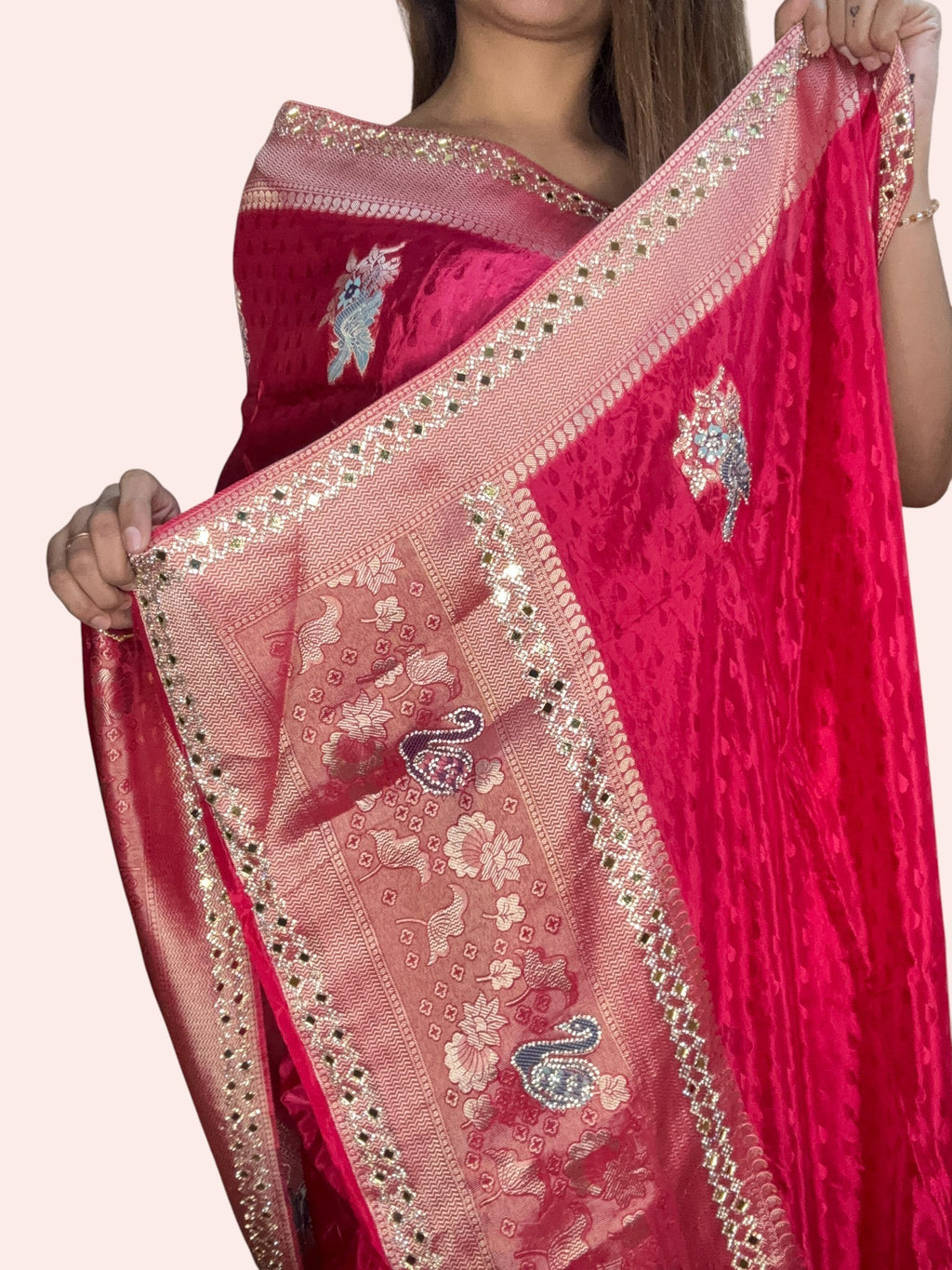 Fuchsia Regal Heritage Luxe Saree