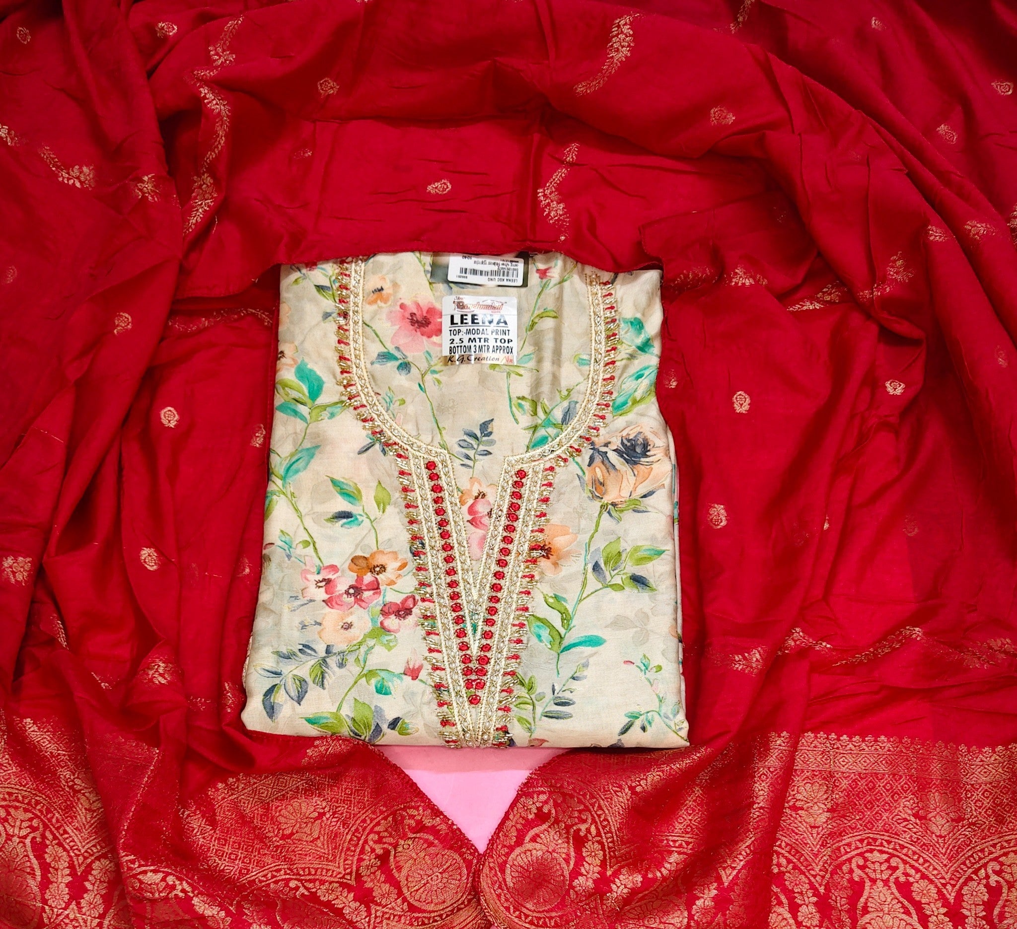 Crimson Regal Heritage Luxe Suit