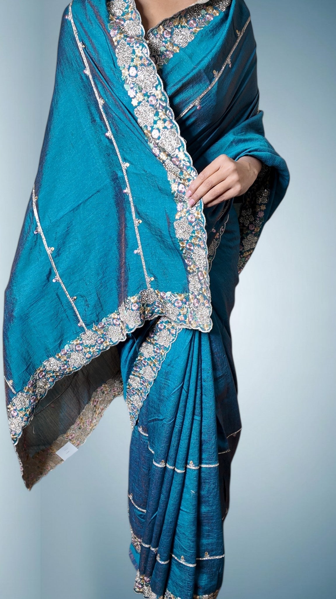 Sapphire Regal Exquisite Aura Saree