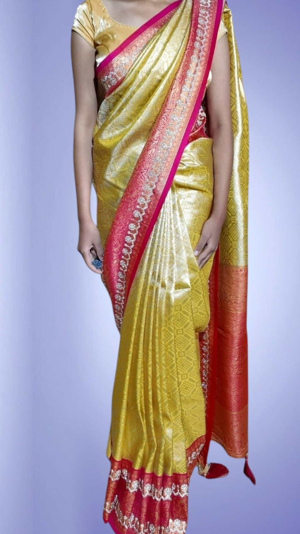 Saffron Regal Heritage Luxe Saree