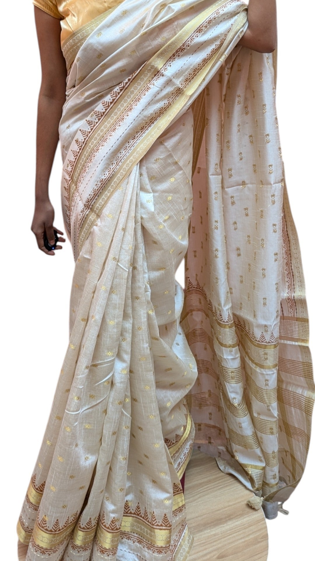 Ivory Regal Heritage Luxe Saree