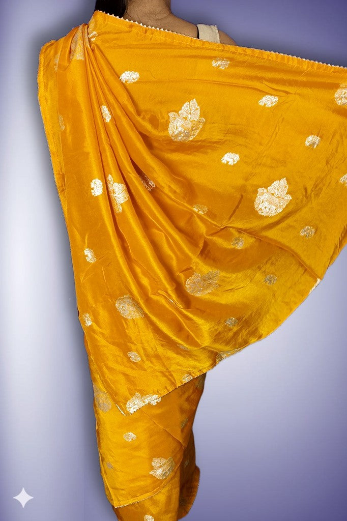 Saffron Regal Opulent Heritage Saree