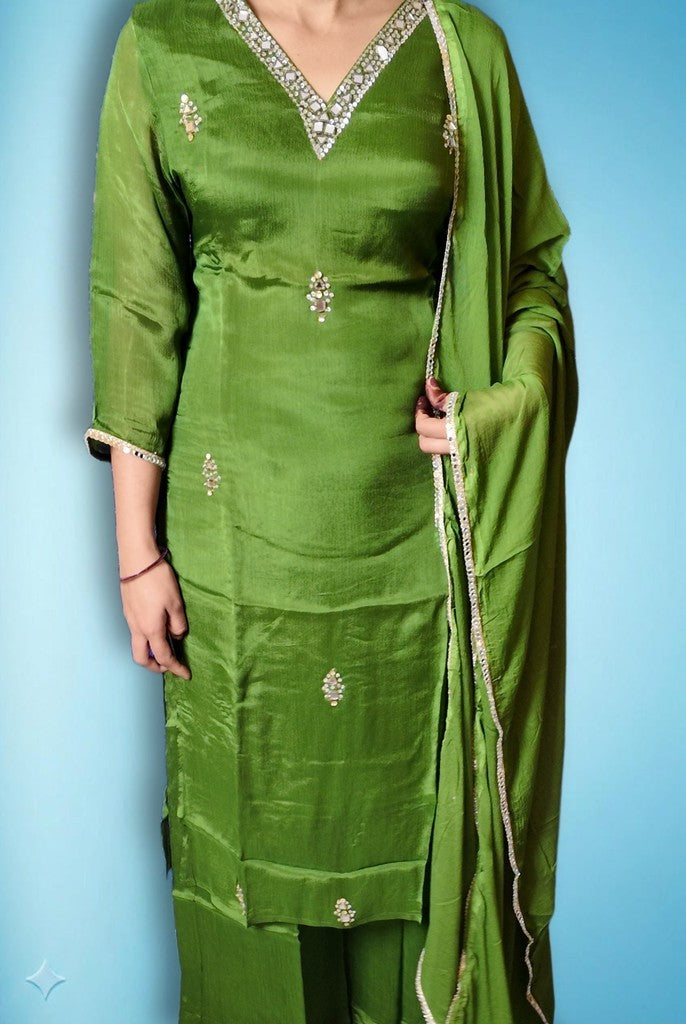 Emerald Regal Opulent Graceful Suit