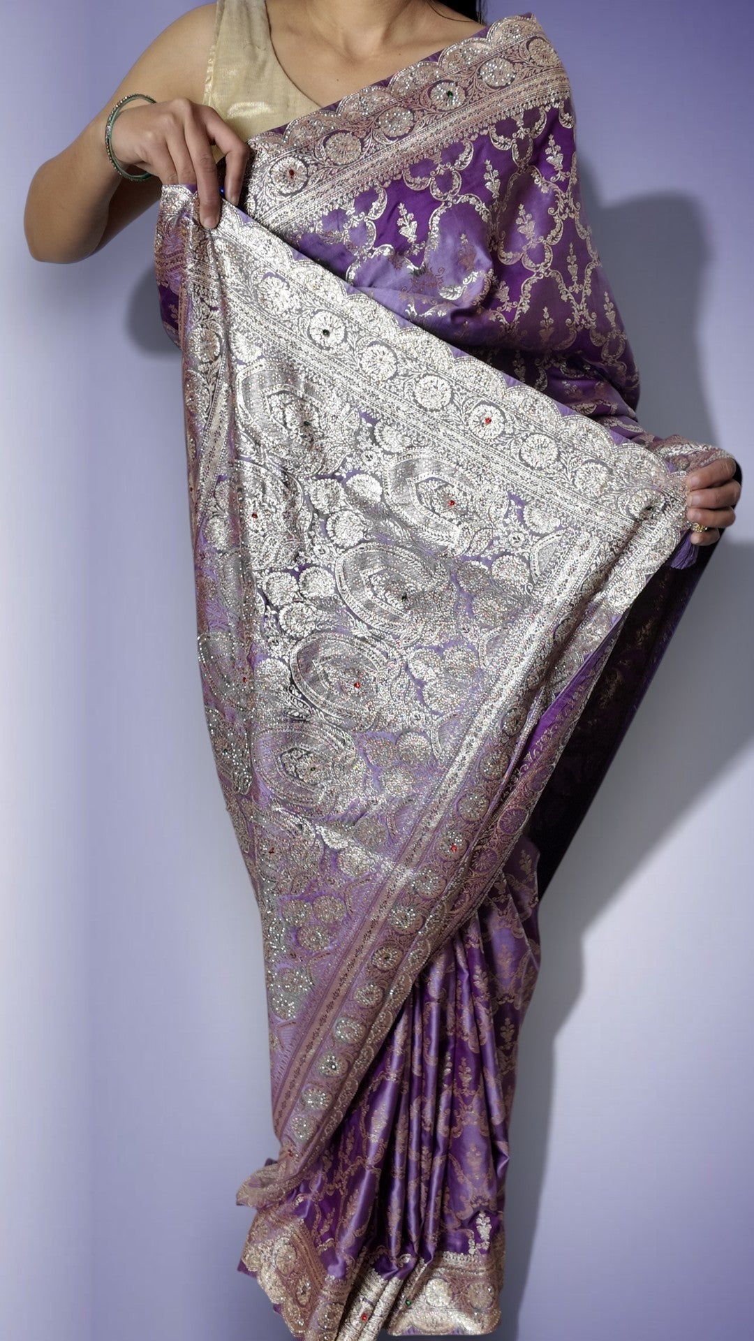 Amethyst Regal Opulent Heritage Saree