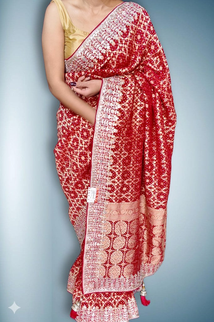 Ruby Regal Opulent Heritage Saree