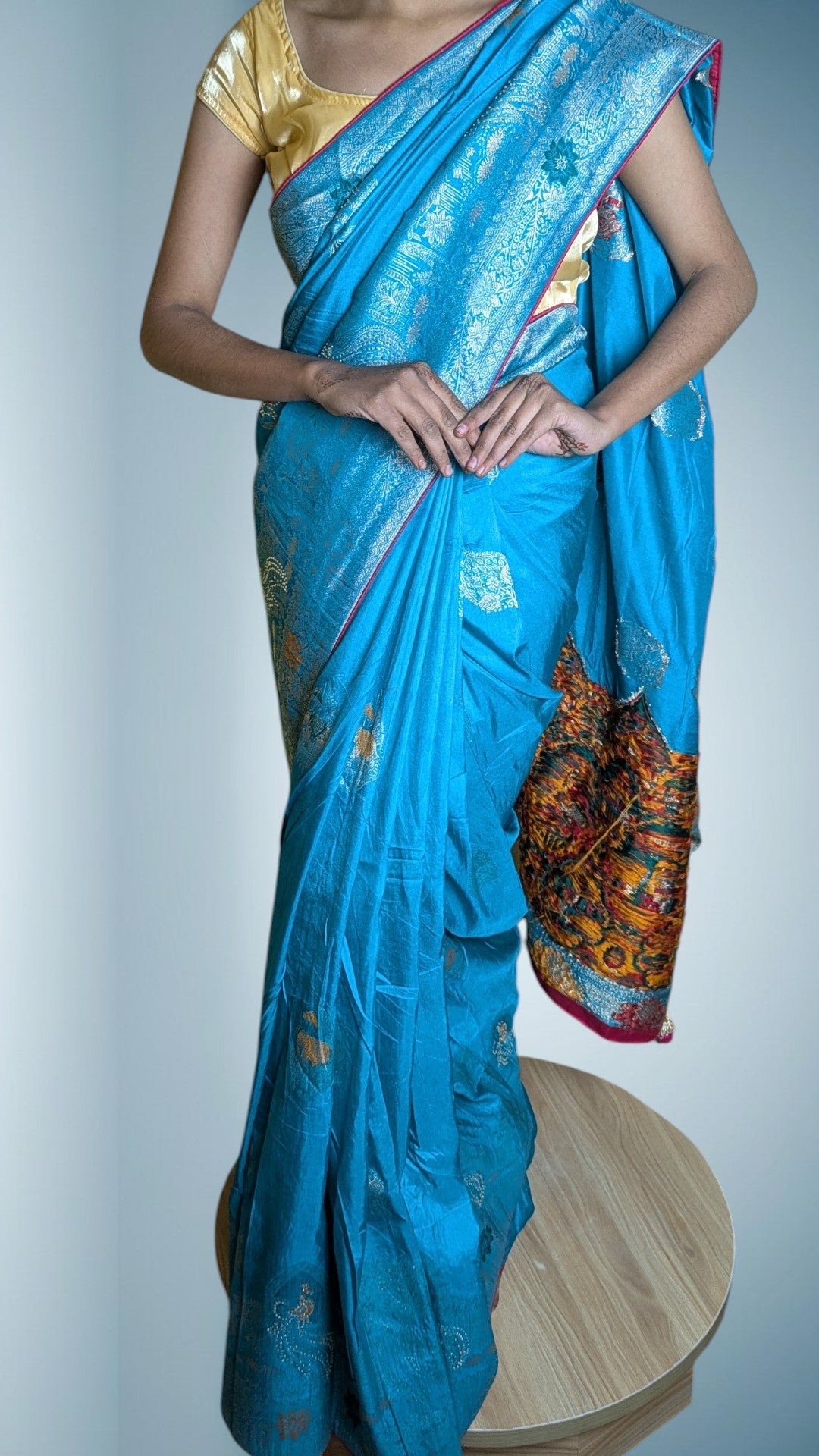 Azure Regal Heritage Luxe Saree