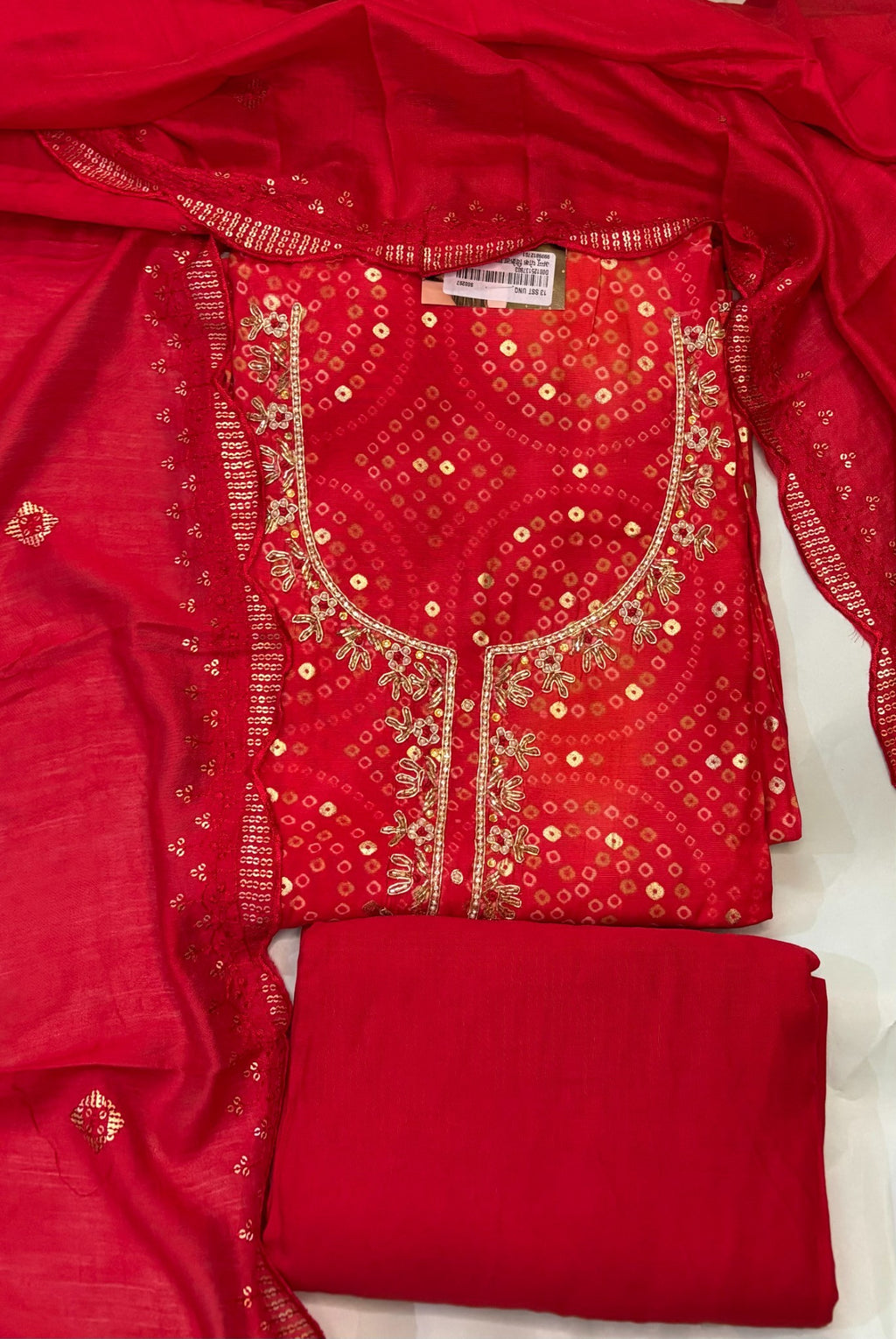 Crimson Regal Opulent Charm Suit