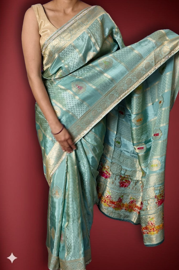 Jade Regal Opulent Elegance Saree