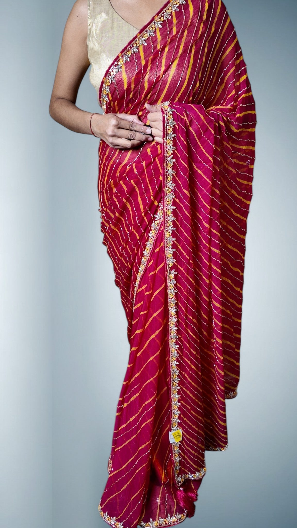 Fuchsia Regal Opulent Heritage Saree