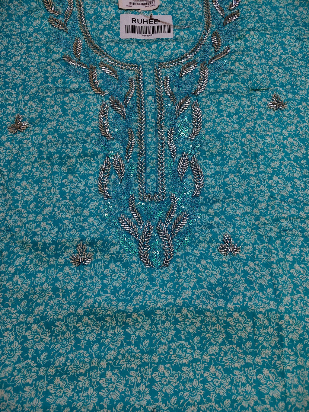Turquoise Regal Opulent Elegance Suit