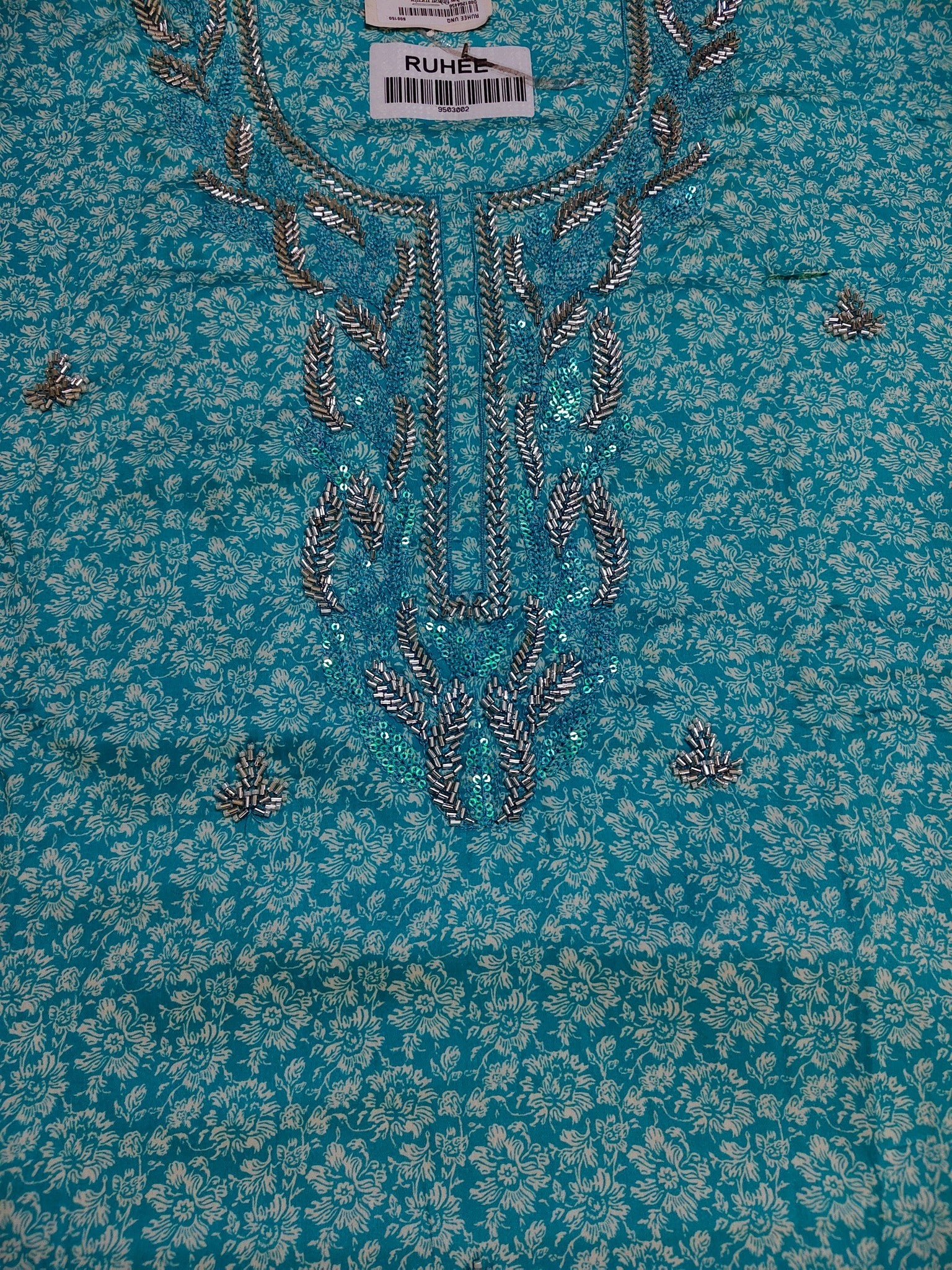 Turquoise Regal Opulent Elegance Suit