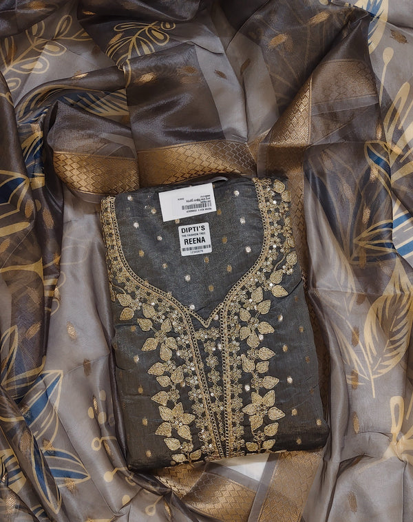 Charcoal Opulent Heritage Charm Suit