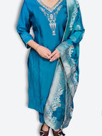 Sapphire Majestic Couture Elegance Suit