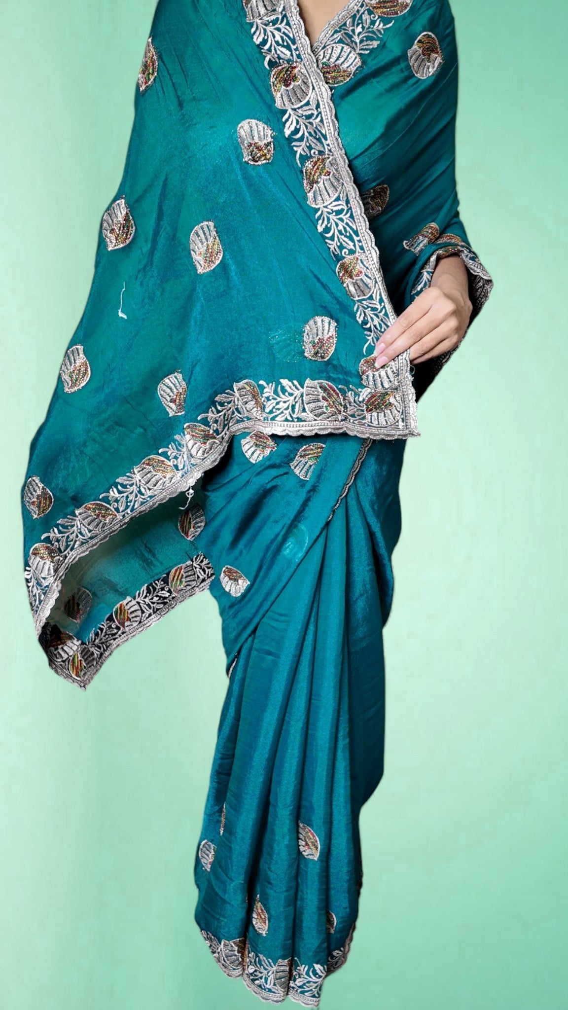 Jade Regal Opulent Essence Saree