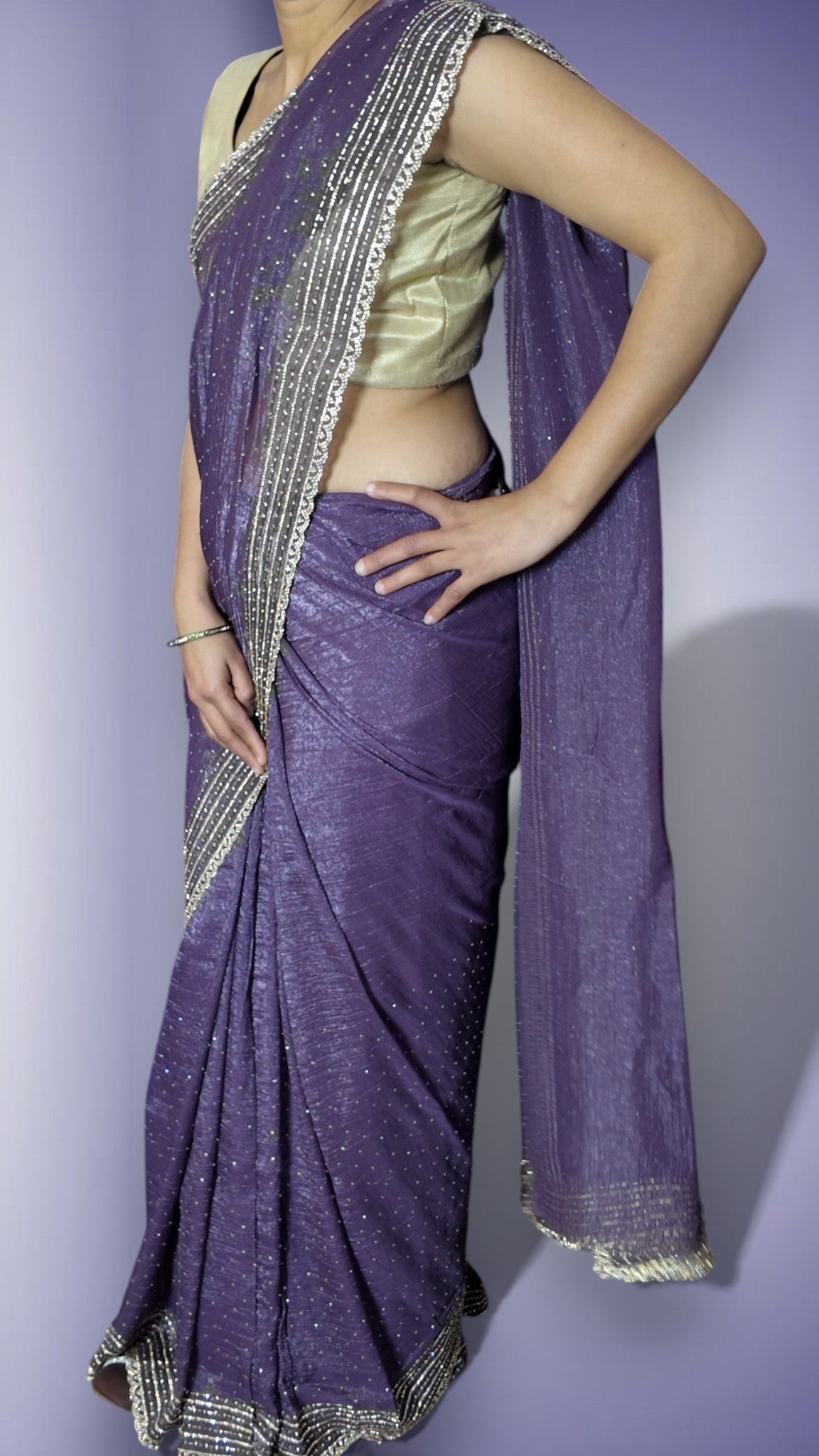 Amethyst Royal Opulent Mystique Saree