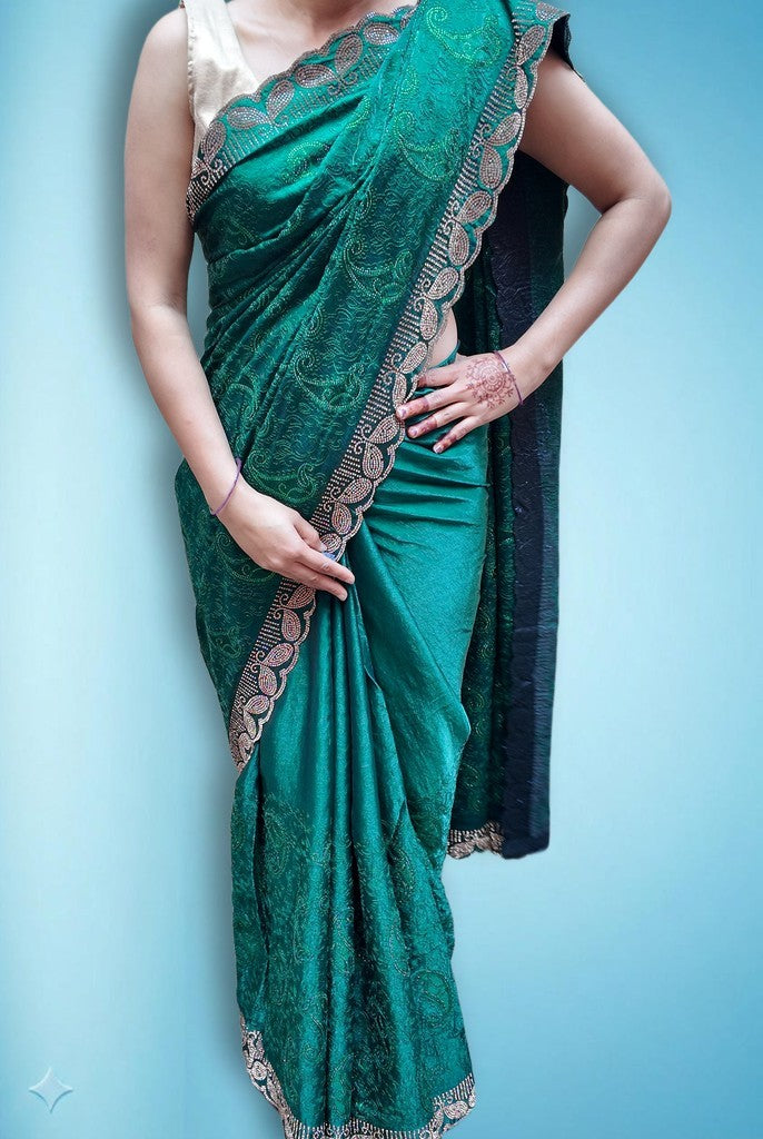 Emerald Regal Timeless Elegance Saree