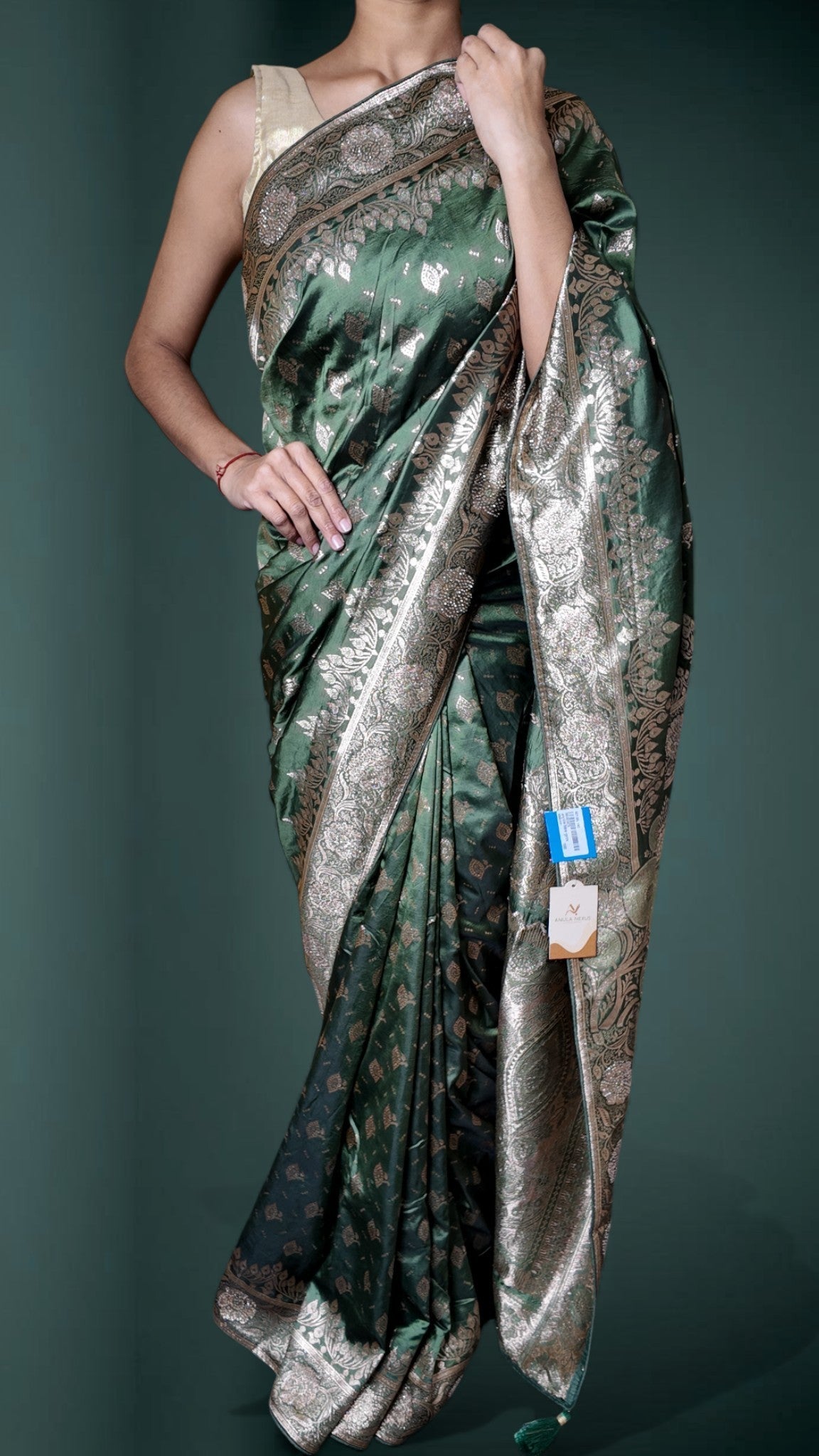 Emerald Regal Opulent Heritage Saree