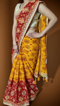 Saffron Regal Opulent Heritage Saree