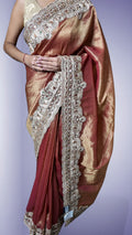 Burgundy Regal Heritage Luxe Saree
