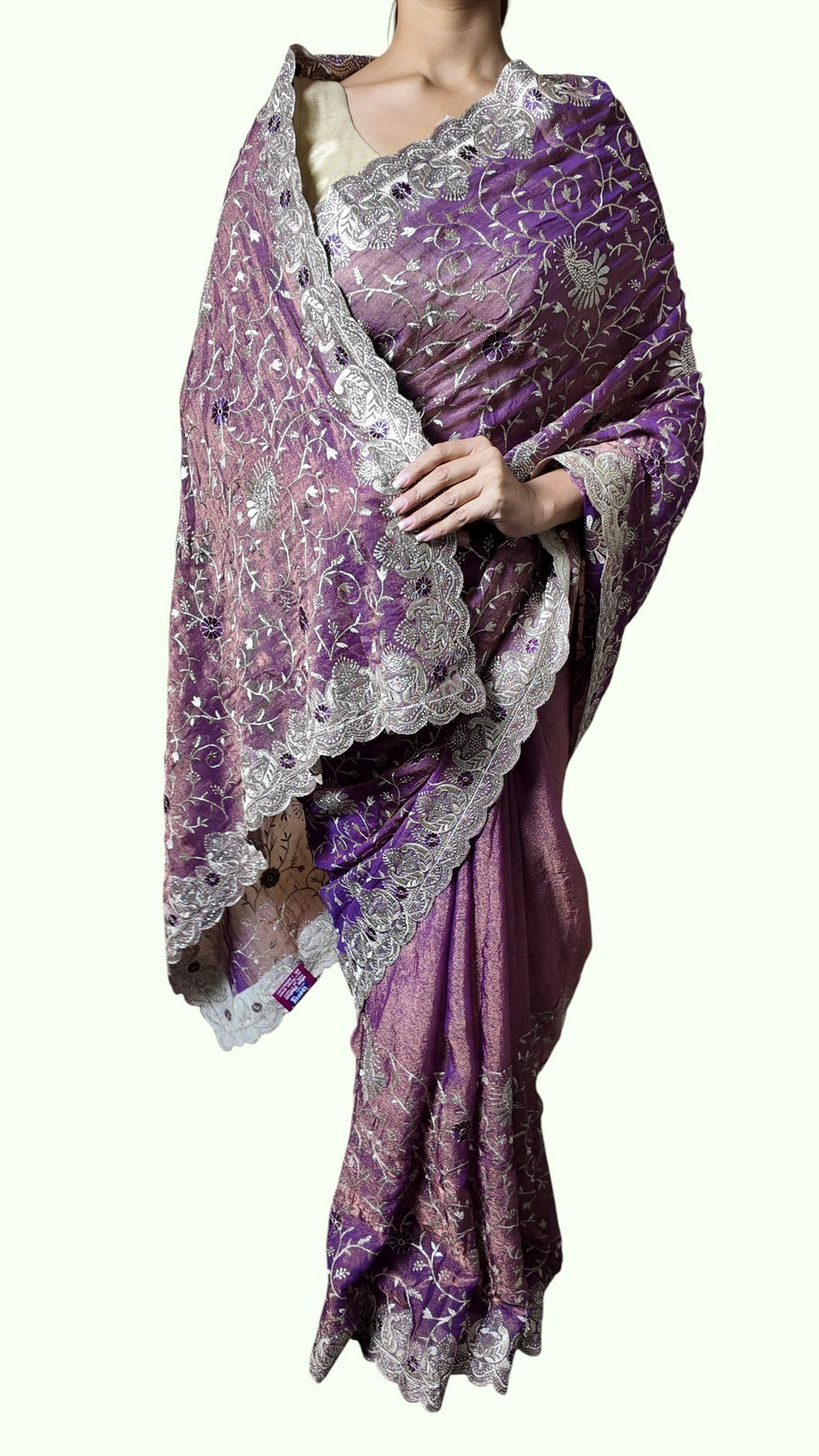 Orchid Regal Opulent Couture Saree