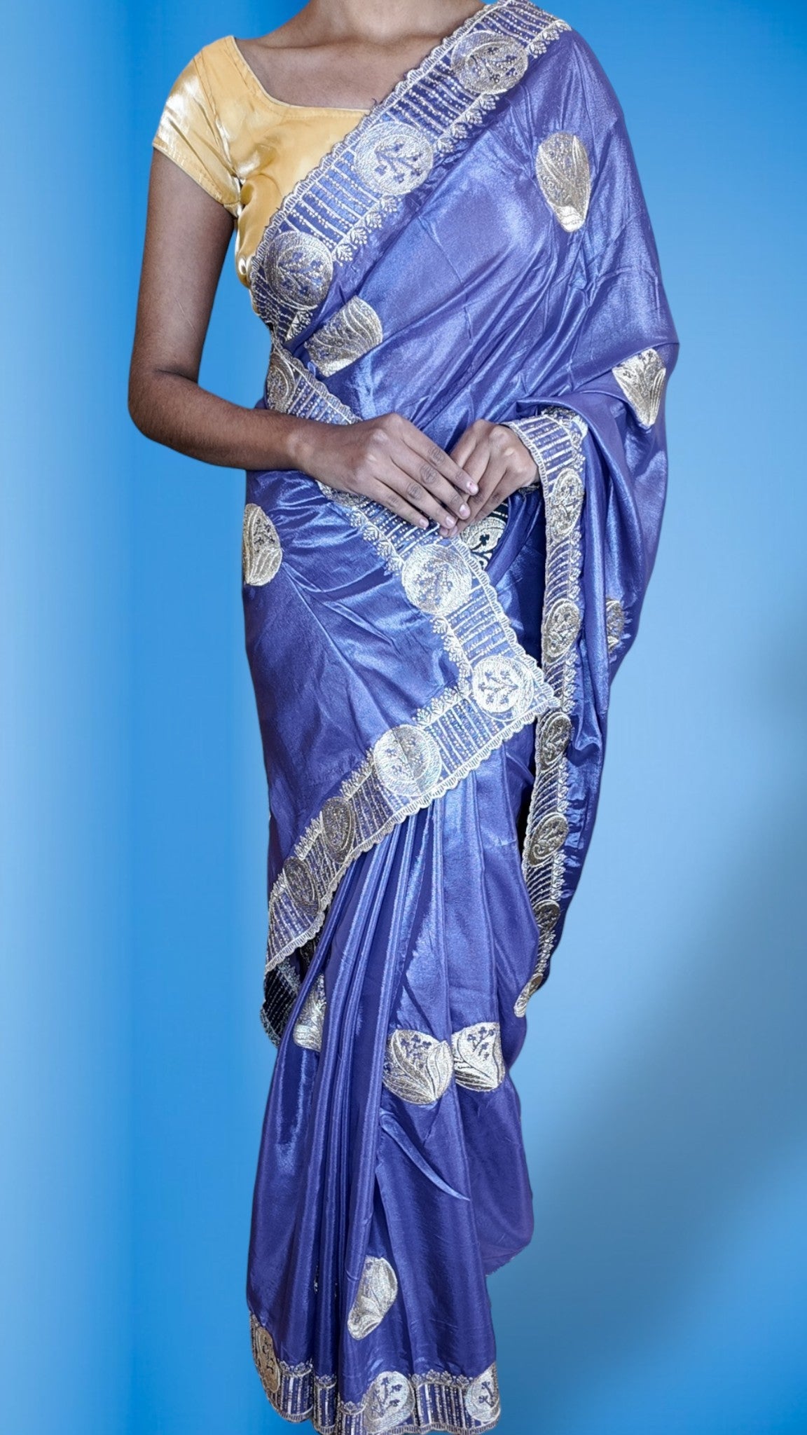 Amethyst Regal Opulent Essence Saree