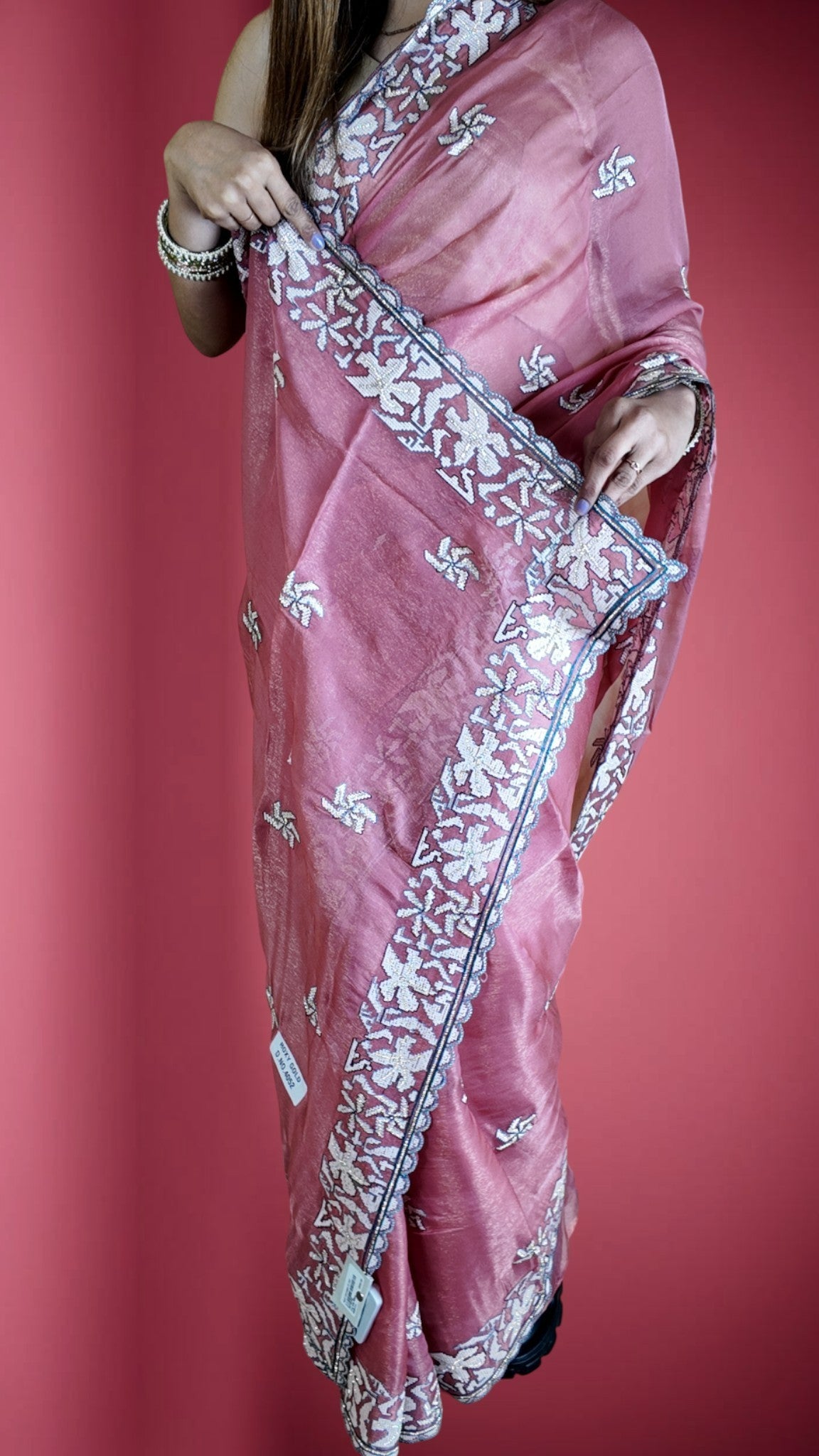 Blush Ethereal Regal Elegance Saree