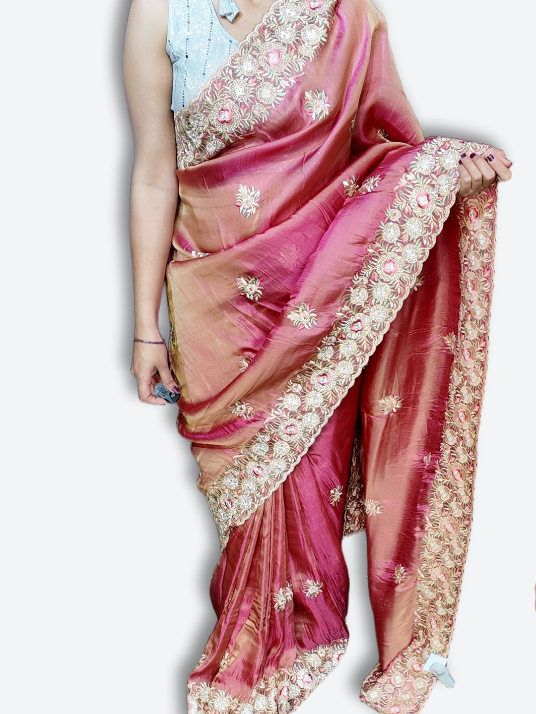 Blush Regal Opulent Couture Saree
