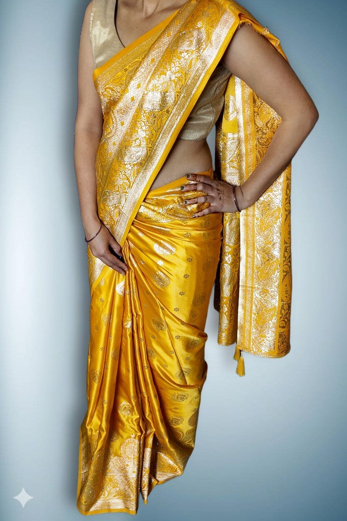 Saffron Royal Opulent Heritage Saree