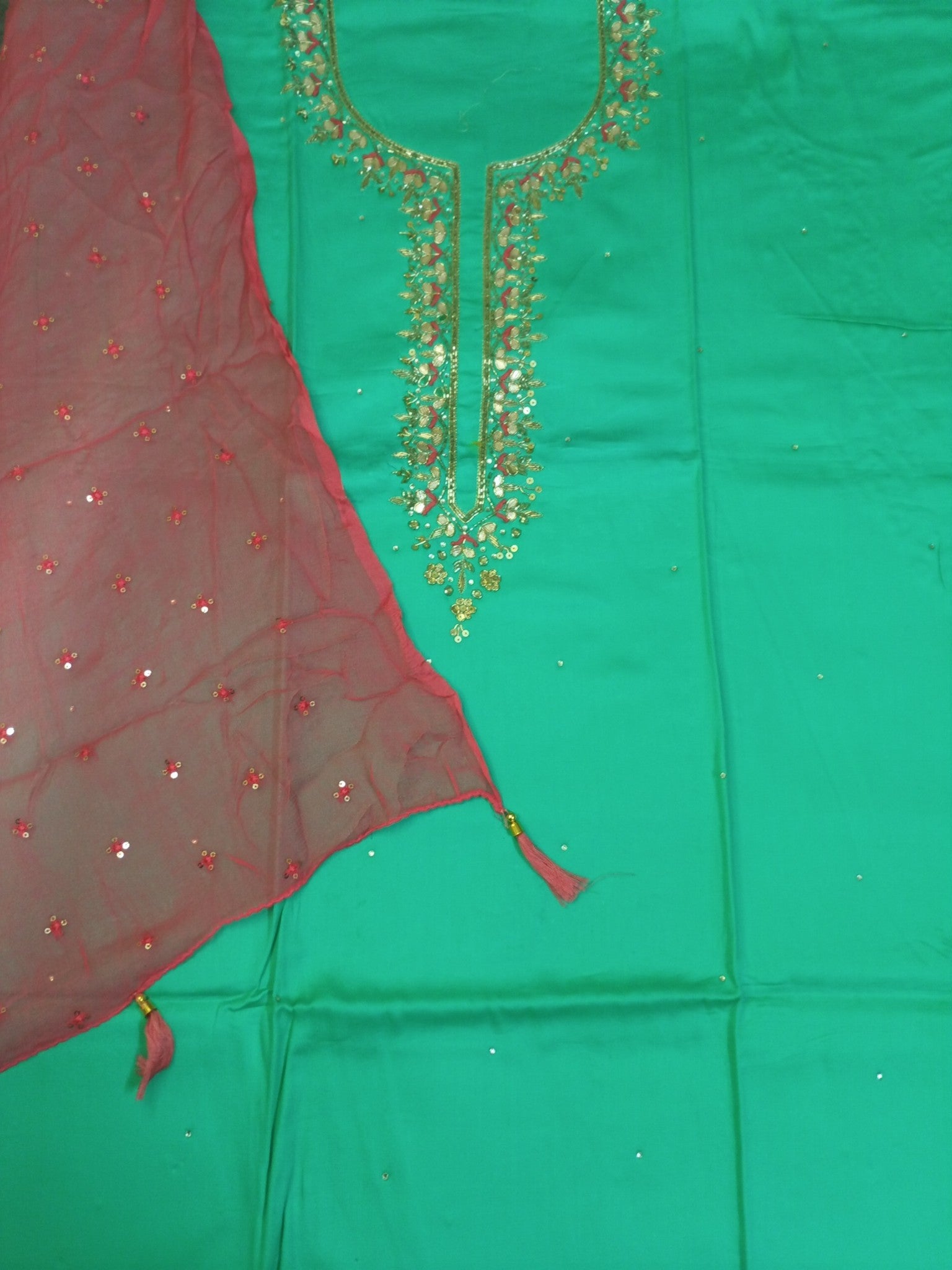 Emerald Regal Exquisite Festive Suit