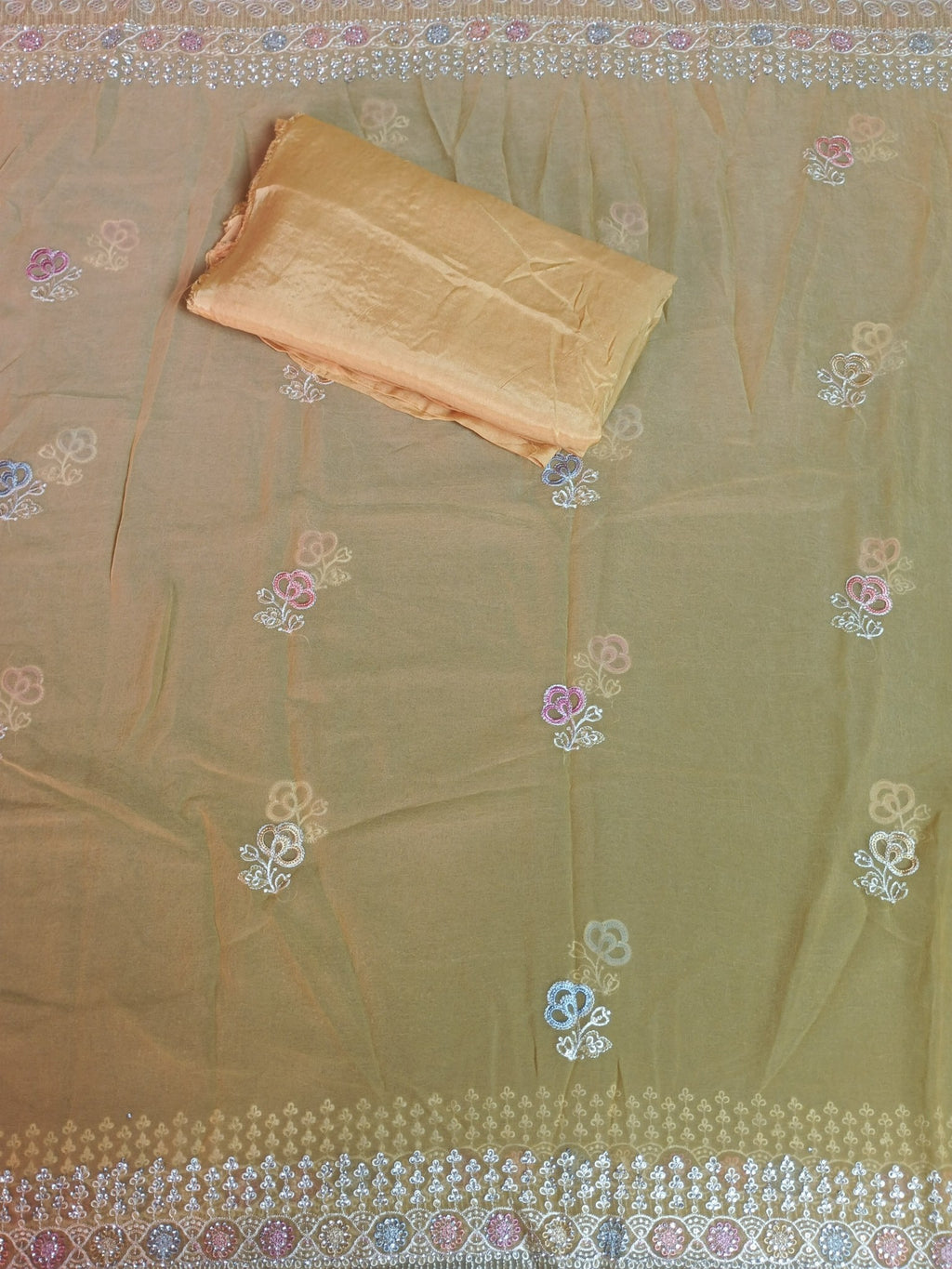 Saffron Regal Opulent Heritage Saree