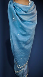 Azure Timeless Graceful Radiant Saree