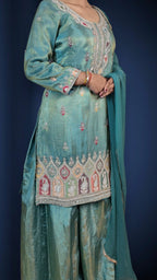Turquoise Regal Timeless Elegance Suit