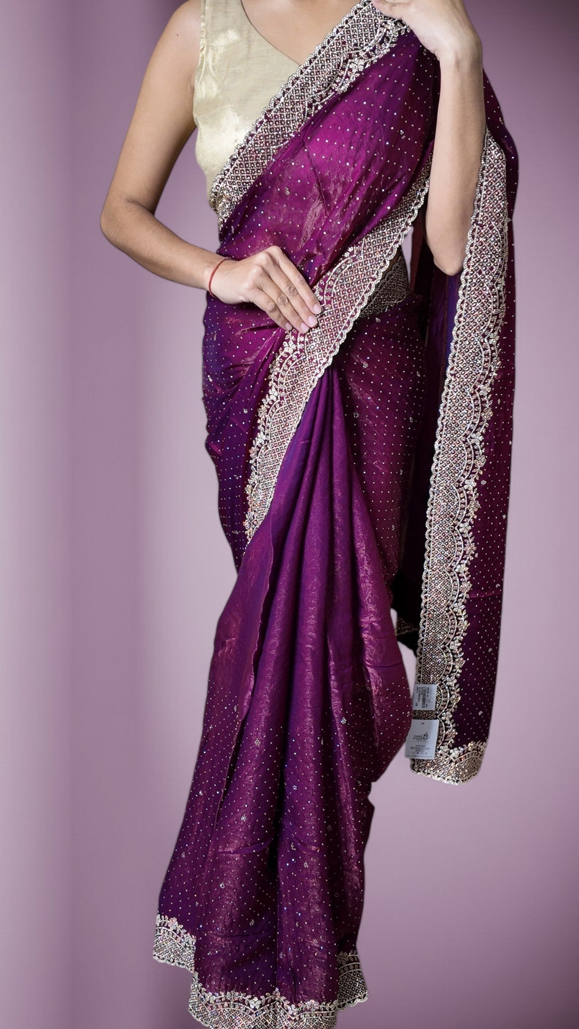 Amethyst Regal Radiant Couture Saree