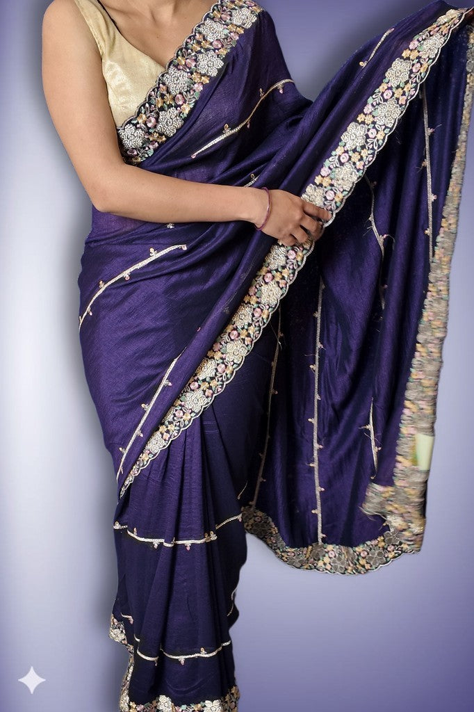 Sapphire Regal Exquisite Aura Saree