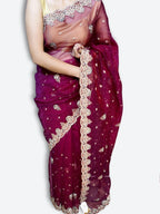 Bordeaux Regal Heritage Luxe Saree