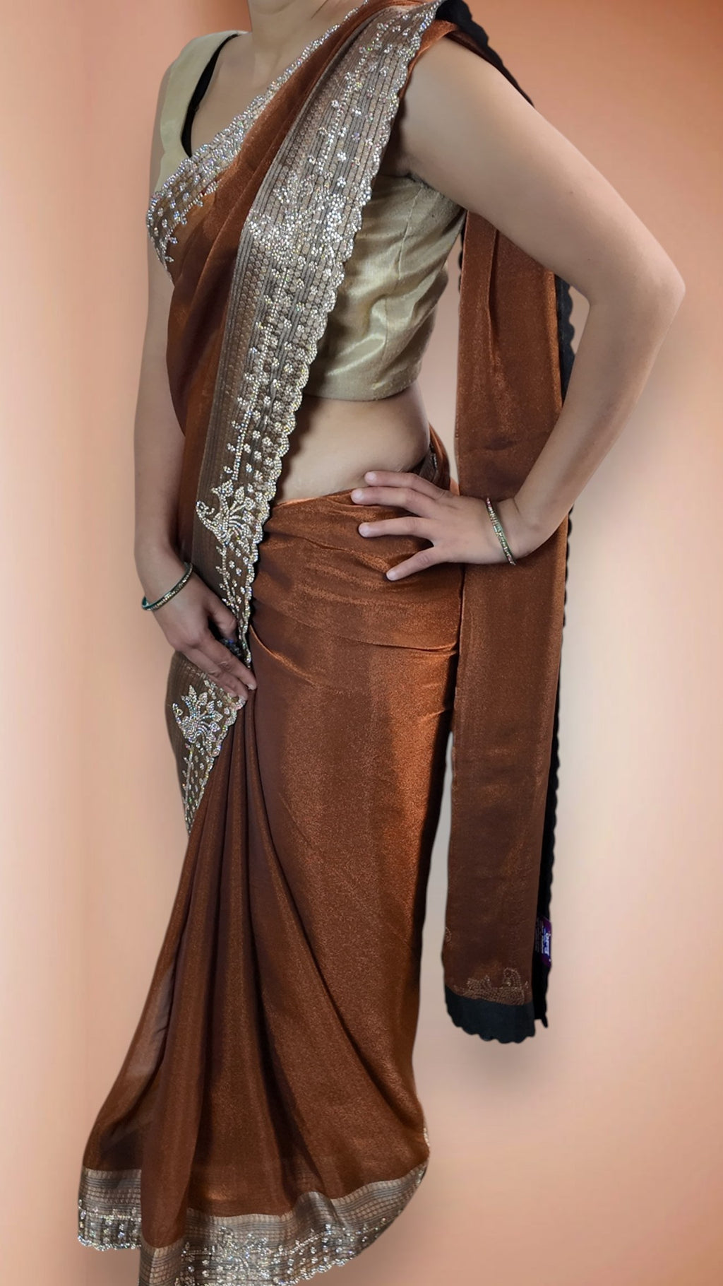 Copper Regal Exquisite Glamour Saree