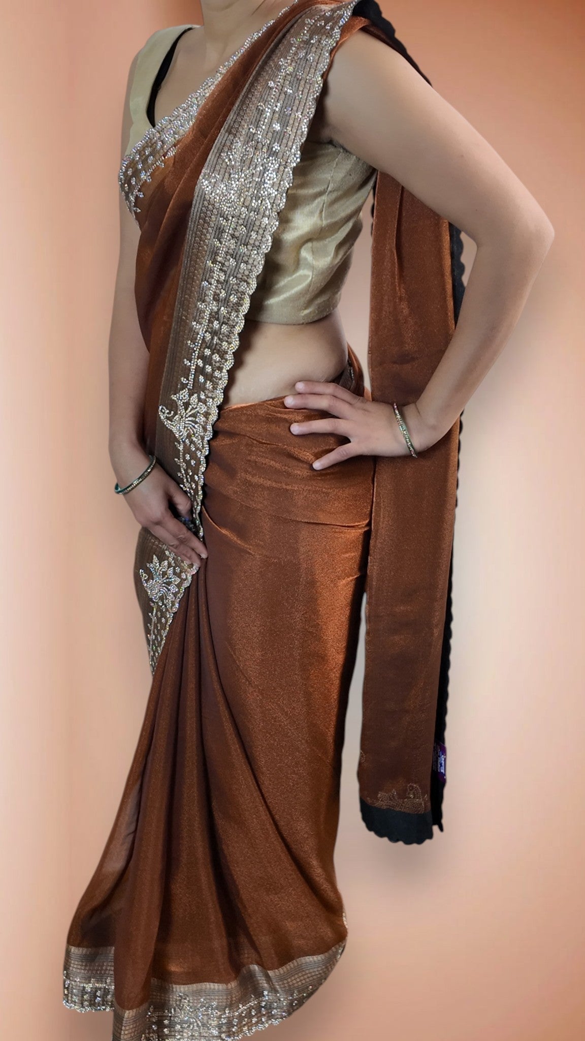 Copper Regal Exquisite Glamour Saree