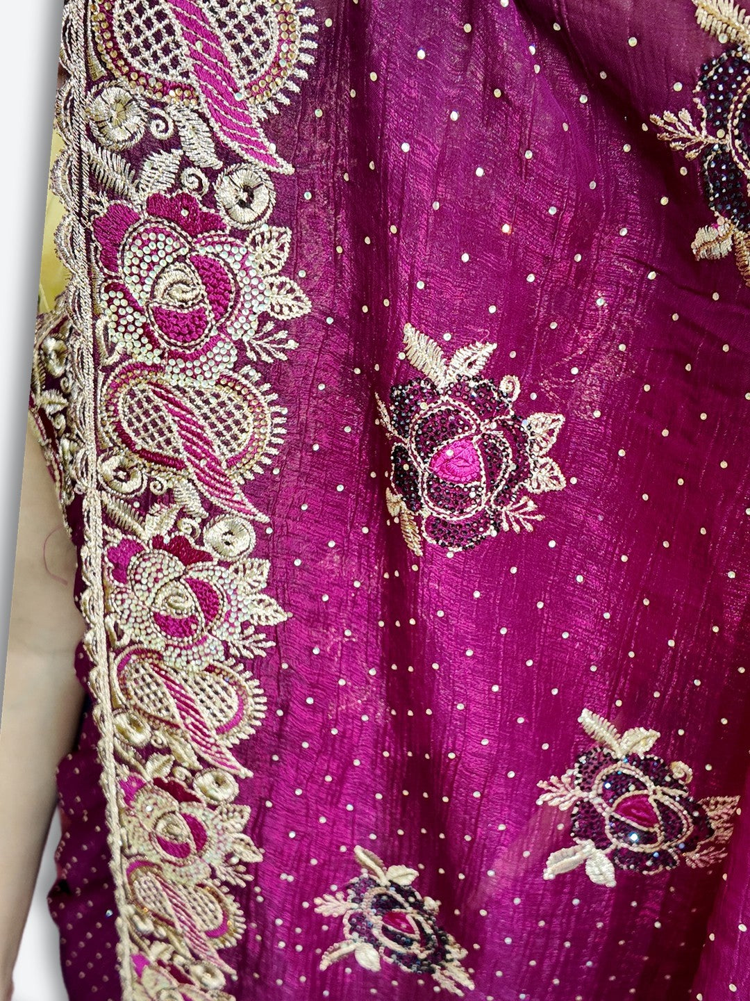 Bordeaux Regal Heritage Luxe Saree