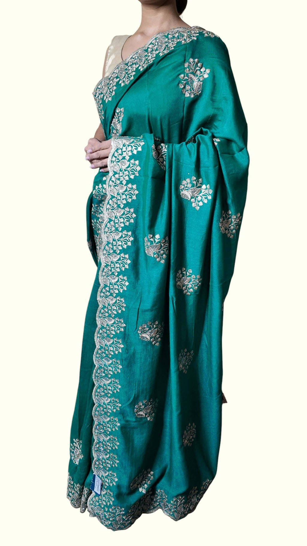 Emerald Regal Exquisite Heritage Saree