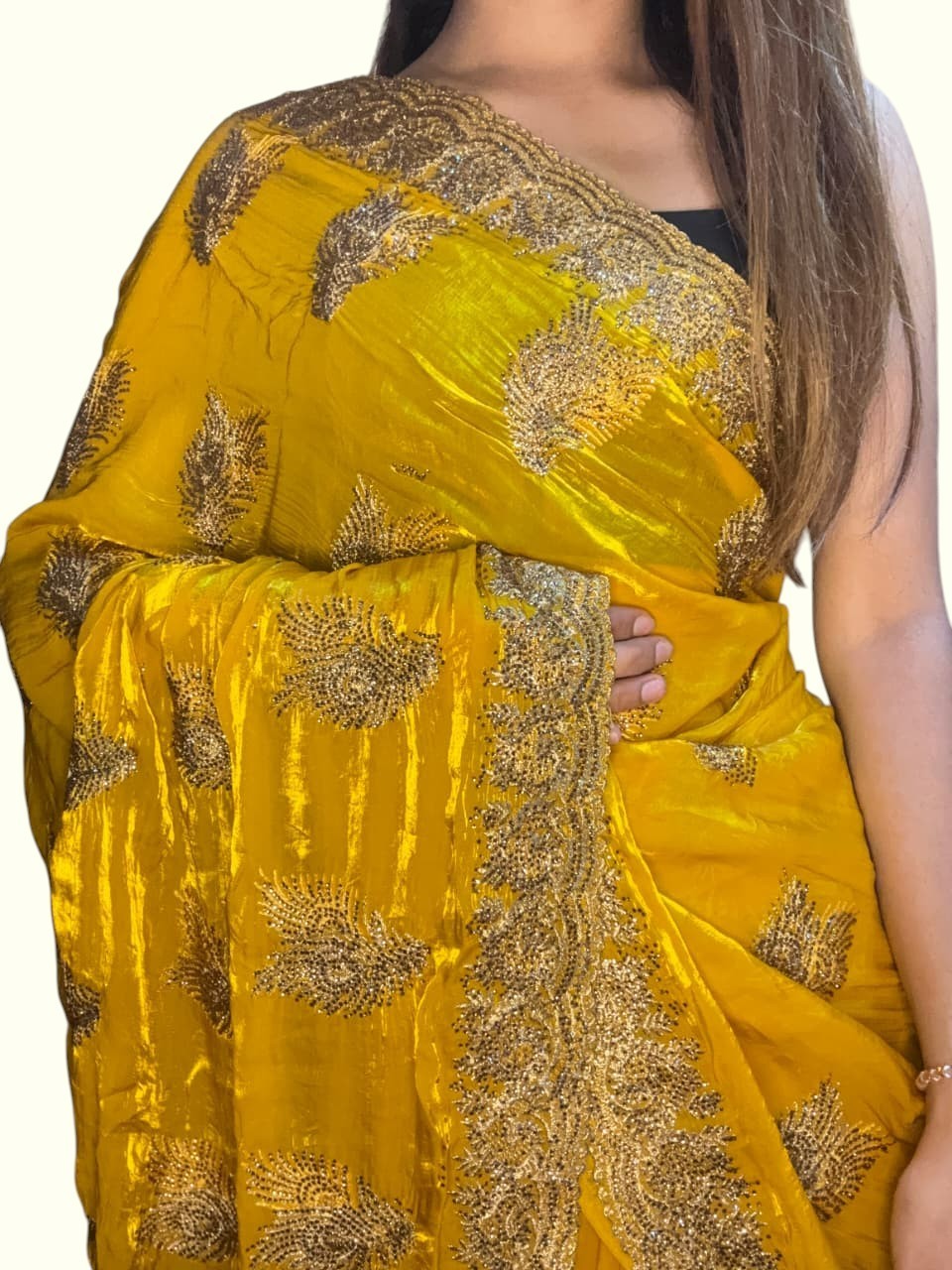Saffron Regal Opulent Heritage Saree