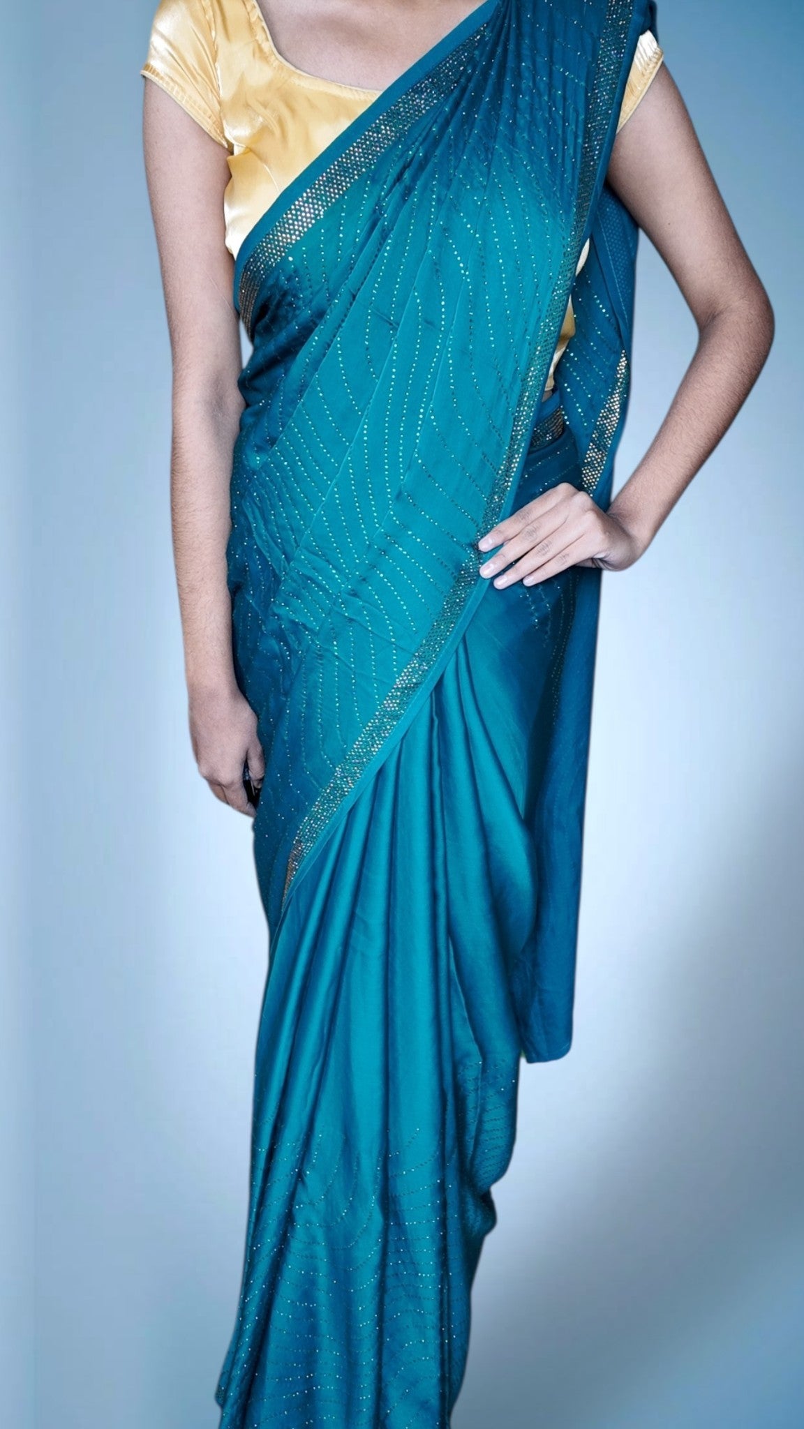 Jade Radiant Elegance Dream Saree
