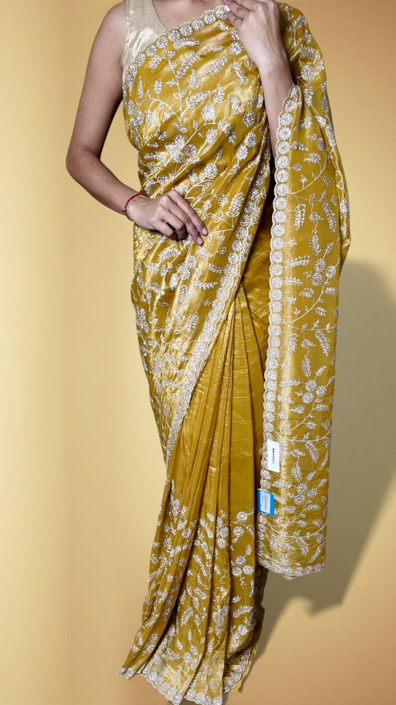 Amber Regal Opulent Mystique Saree