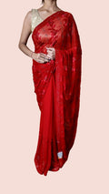 Crimson Regal Opulent Glamour Saree