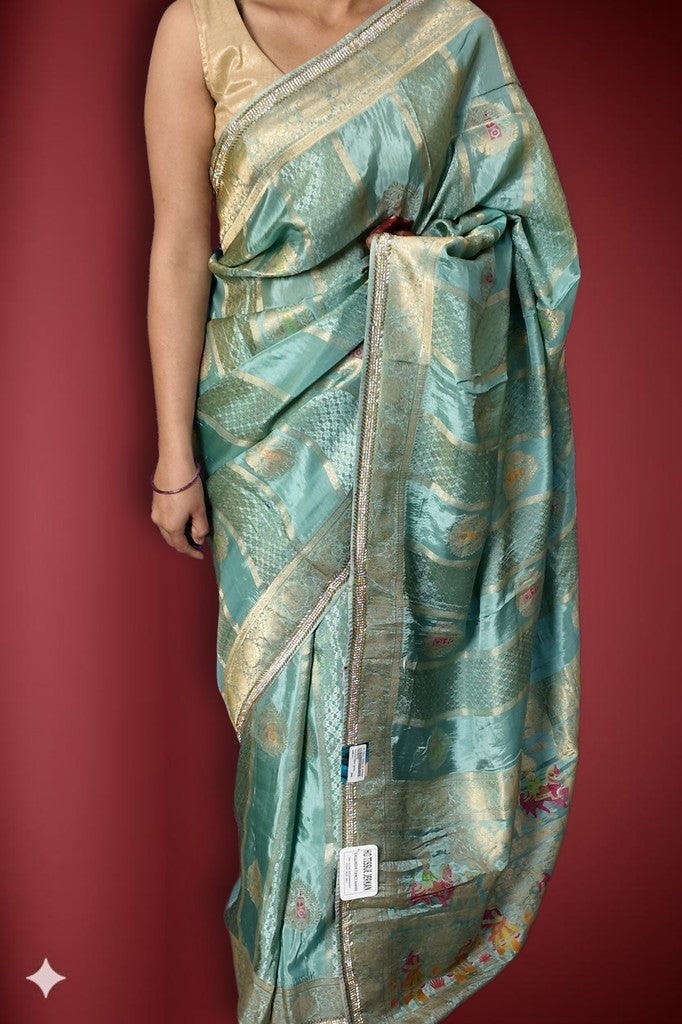 Jade Regal Opulent Elegance Saree