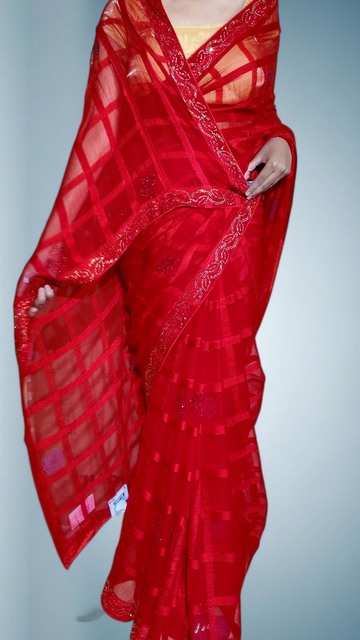 Ruby Regal Opulent Essence Saree